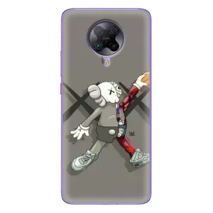 Чехлы для Xiaomi POCO F2 Pro - Bearbrick Louis Vuitton (PREMIUMPrint) (Беарбрик Джордан)