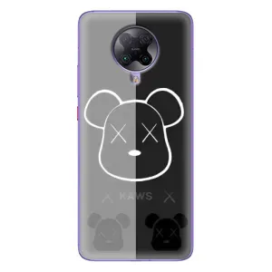 Чехлы для Xiaomi POCO F2 Pro - Bearbrick Louis Vuitton (PREMIUMPrint) (БеарБрик глаза)