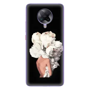 Чехлы (ART) Цветы на Xiaomi POCO F2 Pro (VPrint) (Білі квіти)