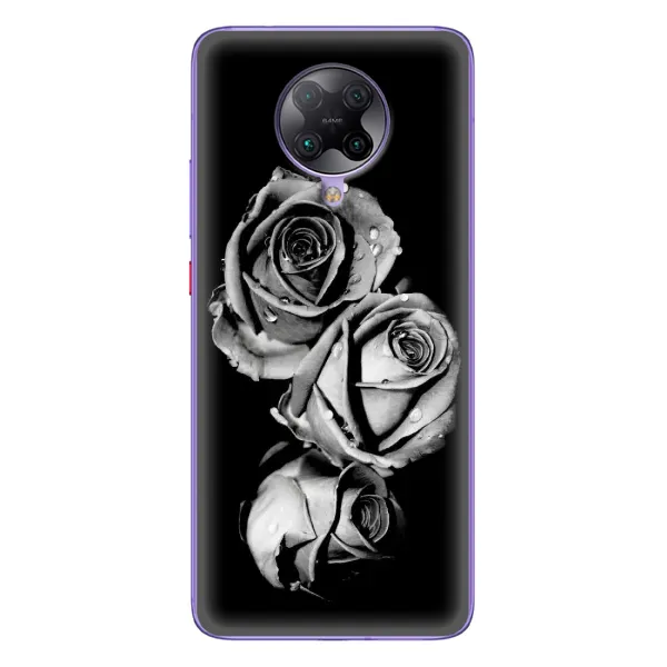 Чохол з принтом «Чорна троянда» для Xiaomi POCO F2 Pro