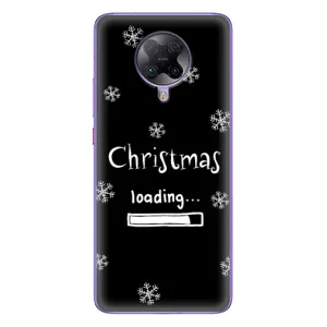 Рождественские, Праздничные Чехлы для Поко Ф2 Про (Christmas loading)