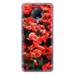 Чохли з квітами для Xiaomi POCO F2 Pro (VPrint) (Квіти червоні)