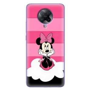 Эксклюзивный чехол для Xiaomi POCO F2 Pro (AlphaPrint - Мультяшные) (Девочка Maus)