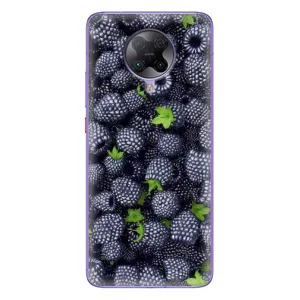 Чехлы с Фруктами для Xiaomi POCO F2 Pro (VPrint) (Ежевика)
