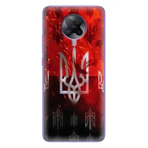 Украинские Чехлы для Xiaomi POCO F2 Pro с картинкой УПА (AlphaPrint) (ГЕРБ УПА)