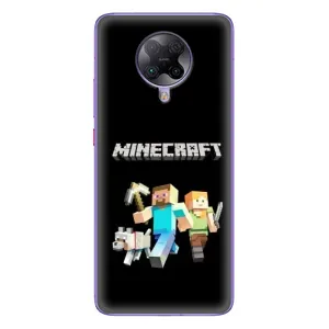 Чохол Майнкрафт на Xiaomi POCO F2 Pro (AlphaPrint) Minecraft (герої Minecraft)