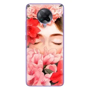 Чехлы (ART) Цветы на Xiaomi POCO F2 Pro (VPrint) (Очі в квітах)