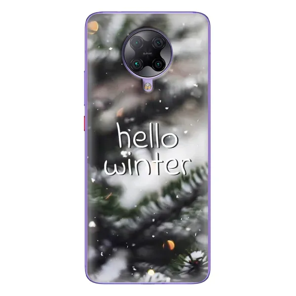 Чехол с принтом «Hello winter» для Xiaomi POCO F2 Pro