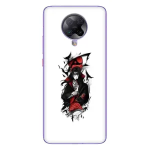 Чехлы на тему: Итачи Учиха для Xiaomi POCO F2 Pro (AlphaPrint) (Итачи с атрибутами)