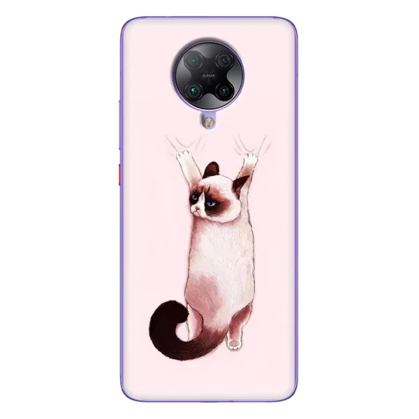 Чехол с принтом «Котик падает» для Xiaomi POCO F2 Pro Чехол с принтом «Котик падает» для Xiaomi POCO F2 Pro