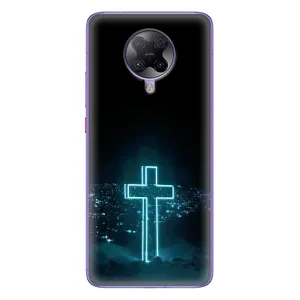 Християнські Чохли для Xiaomi POCO F2 Pro (AlphaPrint) (Хрест і місто)