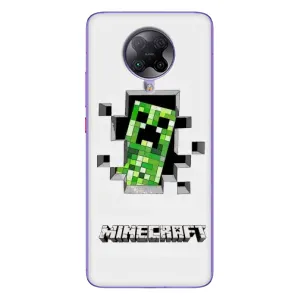 Чохол Майнкрафт на Xiaomi POCO F2 Pro (AlphaPrint) Minecraft (кріпер Майнкрафт)