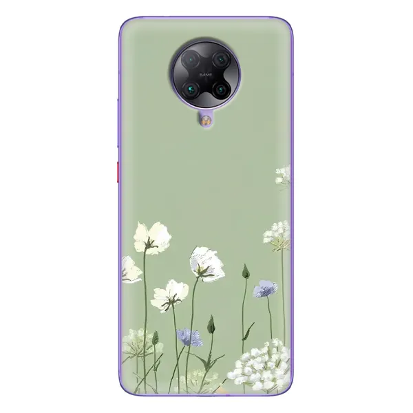 Чехол с принтом «Цветы на зеленом» для Xiaomi POCO F2 Pro