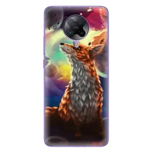 Чехлы с картинкой Лисички для Xiaomi POCO F2 Pro (VPrint) (Лисица в космосе)