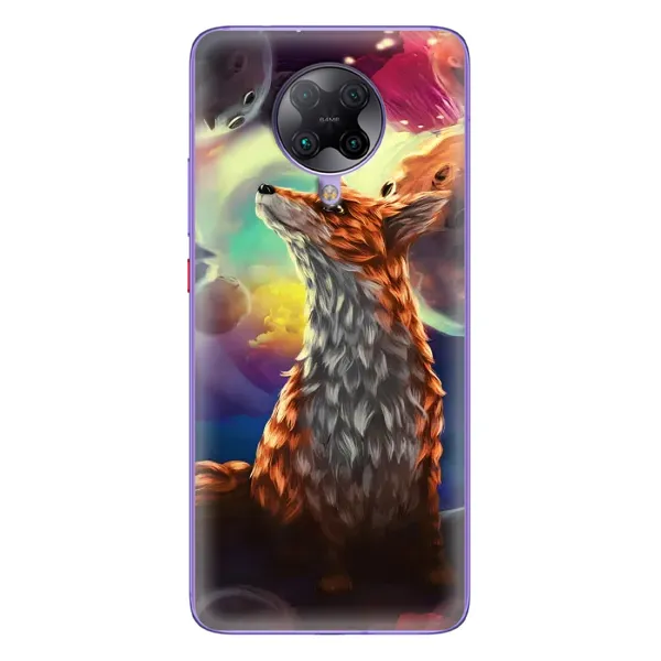 Чехол с принтом «Лисица в космосе» для Xiaomi POCO F2 Pro