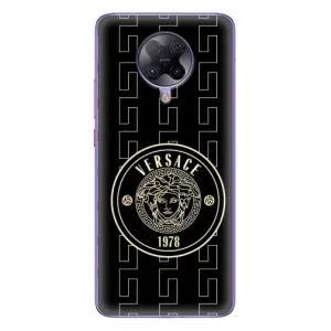 Чехлы VERSACE для Поко Ф2 Про (PREMIUMPrint) (Лого Версаче)