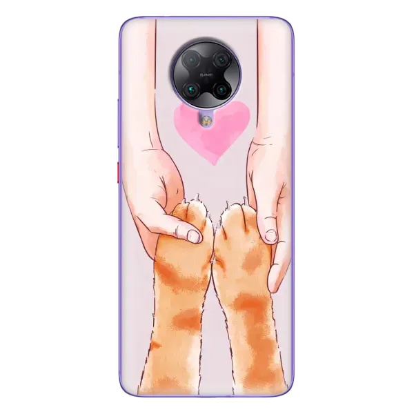 Чехол с принтом «Любовь к котикам» для Xiaomi POCO F2 Pro Чехол с принтом «Любовь к котикам» для Xiaomi POCO F2 Pro