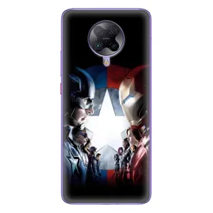 Чохли з героями Марвел Xiaomi POCO F2 Pro (VPrint) (Марвел стайл)