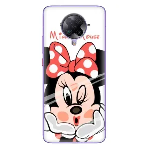 Эксклюзивный чехол для Xiaomi POCO F2 Pro (AlphaPrint - Мультяшные) (Маус Минни)