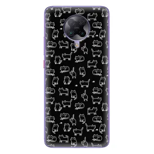 Чохол з принтом для Xiaomi POCO F2 Pro (AlphaPrint) Модні коти (Маленькі котики)