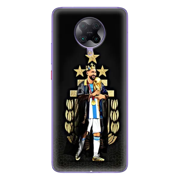 Чехол с принтом «Месси Король» для Xiaomi POCO F2 Pro