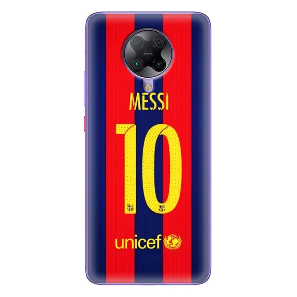 Чехол с принтом «Messi Barca 10» для Xiaomi POCO F2 Pro