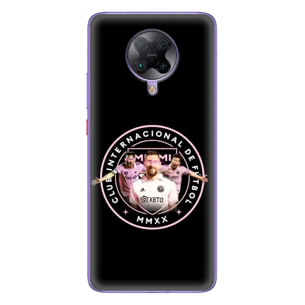 Чехол с принтом «Месси в лого» для Xiaomi POCO F2 Pro