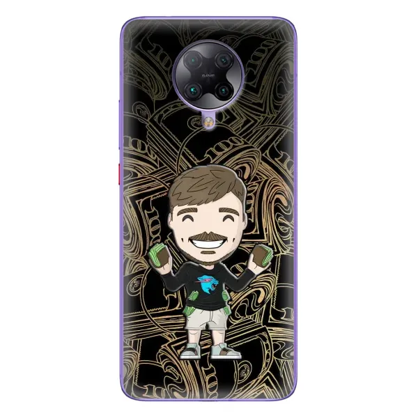 Чехол с принтом «Mister Beast» для Xiaomi POCO F2 Pro Чехол с принтом «Mister Beast» для Xiaomi POCO F2 Pro