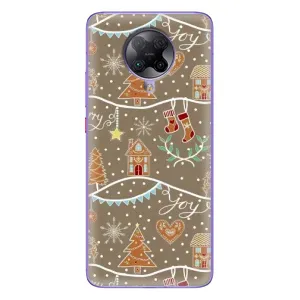Новогодние, Праздничные Чехлы для Xiaomi POCO F2 Pro - 2024 год (Новогодние пряники)