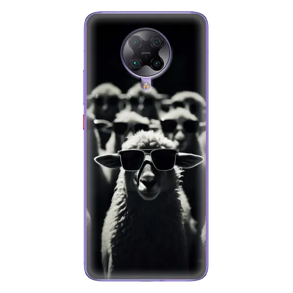 Чехол с принтом «Овечка в очках» для Xiaomi POCO F2 Pro