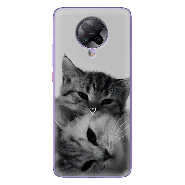 Чехол с принтом «Пара котов» для Xiaomi POCO F2 Pro