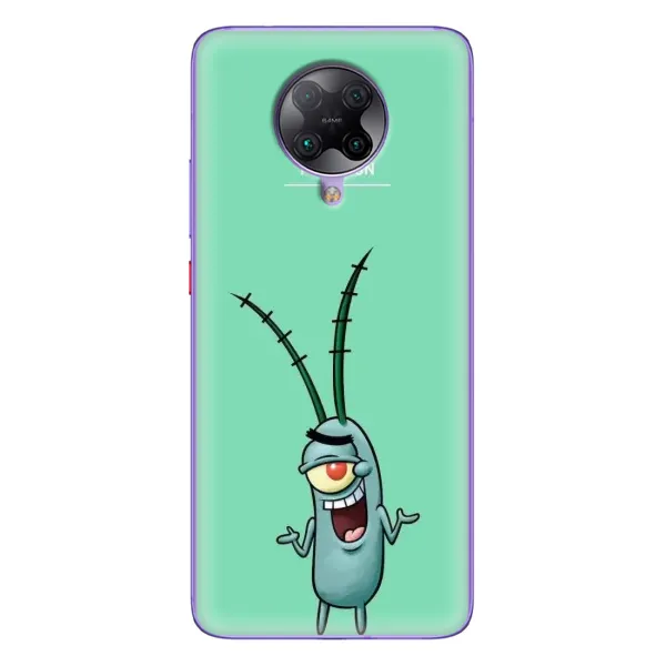 Чехол с принтом «Персонаж Планктон» для Xiaomi POCO F2 Pro