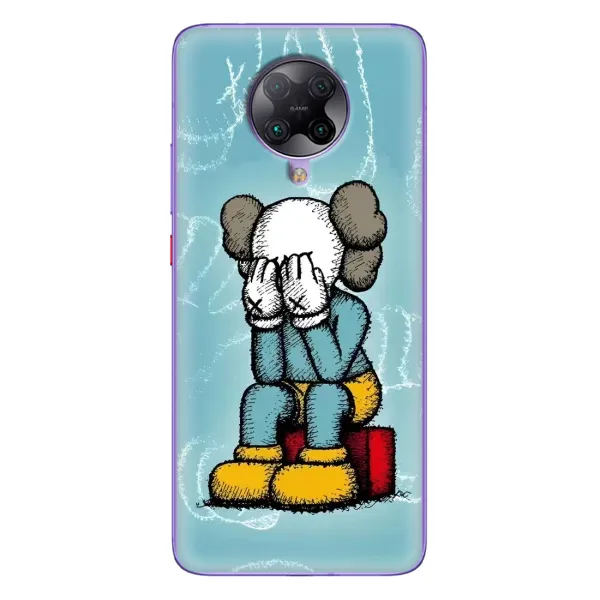 Чехол с принтом «Плач Bearbrick» для Xiaomi POCO F2 Pro