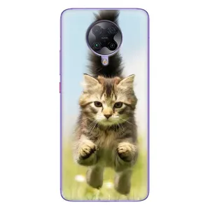 Чехлы с Котиками для Xiaomi POCO F2 Pro (VPrint) (Прыжок кота)