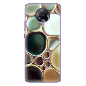 Мраморний чехол на Xiaomi POCO F2 Pro (VPrint) (Радужний Мрамор)