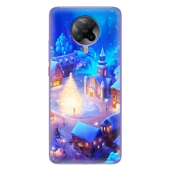 Чехол с принтом «Рождественский город» для Xiaomi POCO F2 Pro Чехол с принтом «Рождественский город» для Xiaomi POCO F2 Pro