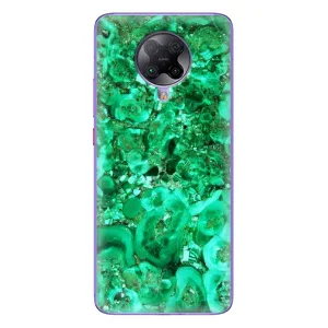 Мраморний чехол на Xiaomi POCO F2 Pro (VPrint) (Салатовий Мрамор)
