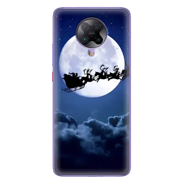 Чехол с принтом «Санта - луна» для Xiaomi POCO F2 Pro