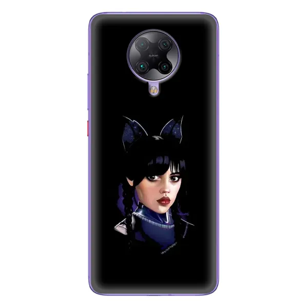 Чехол с принтом «серьезная Уэнздей» для Xiaomi POCO F2 Pro