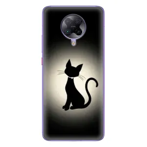 Чохол з принтом для Xiaomi POCO F2 Pro (AlphaPrint) Модні коти (Силует котика)