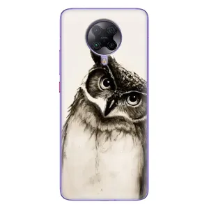 Чехол с птицами на Xiaomi POCO F2 Pro (VPrint) (Сова)