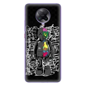 Чехлы для Xiaomi POCO F2 Pro - Bearbrick Louis Vuitton (PREMIUMPrint) (Стиль Bearbrick)