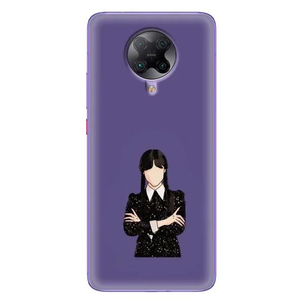 Чехол с принтом «Уэнздей в черном» для Xiaomi POCO F2 Pro