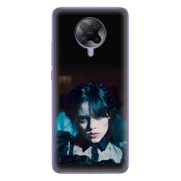 Чехол с принтом «взгляд Уэнздей» для Xiaomi POCO F2 Pro