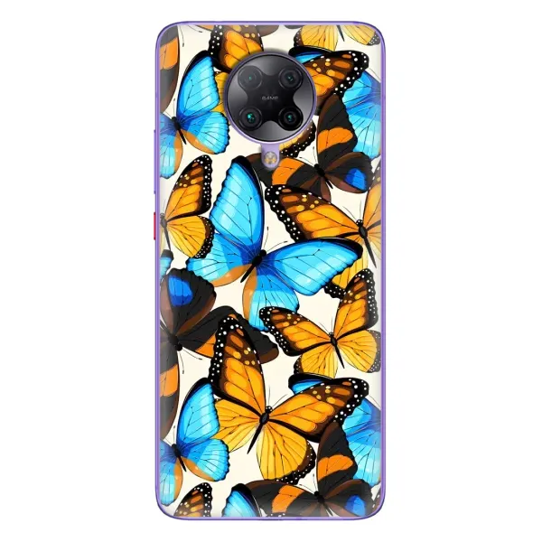 Чехол с принтом «Яркие бабочки» для Xiaomi POCO F2 Pro