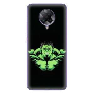 Чохли з героями Марвел Xiaomi POCO F2 Pro (VPrint) (Зелений Халк)
