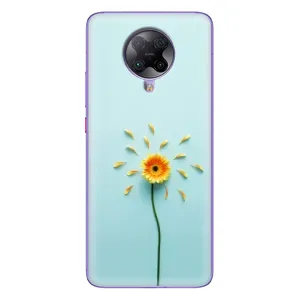 Чохли з квітами для Xiaomi POCO F2 Pro (VPrint) (Жовта квітка)