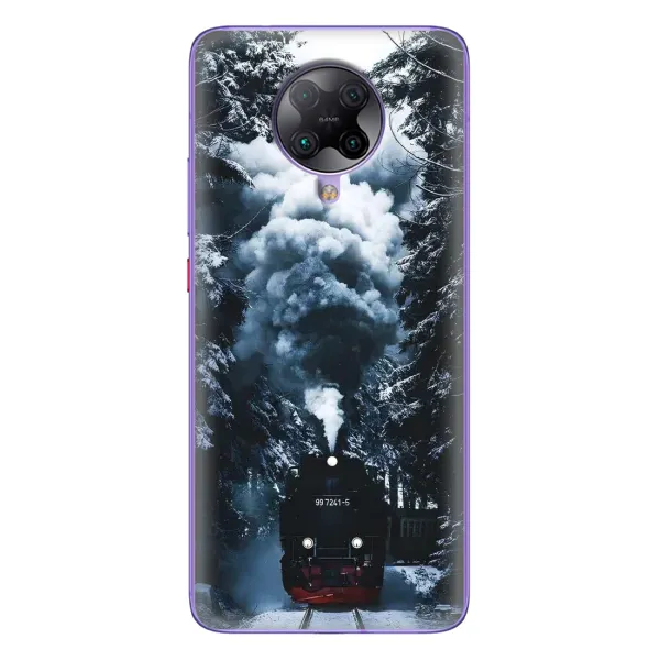 Чехол с принтом «Зимний поезд» для Xiaomi POCO F2 Pro