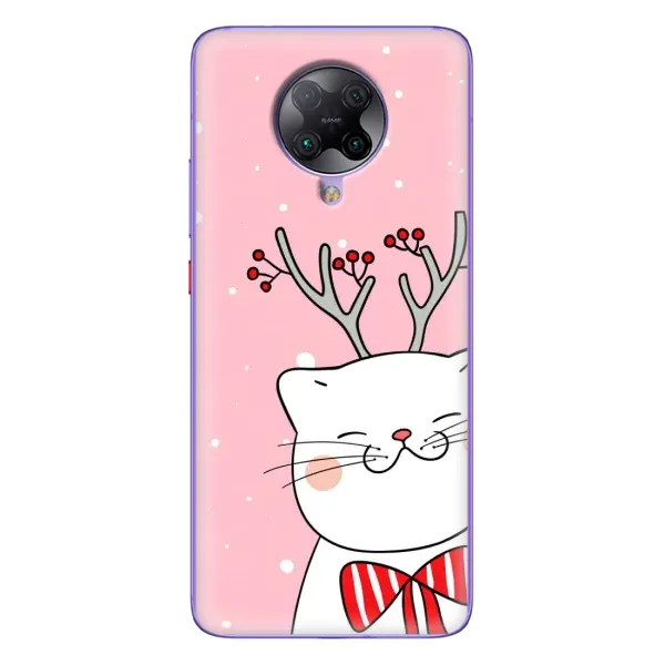 Чехол с принтом «Зимний кот» для Xiaomi POCO F2 Pro