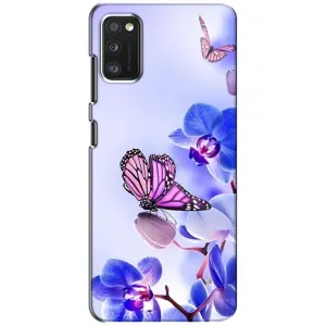 Чохли з квітами для Xiaomi POCO M3 (VPrint) (Метелик на квітах)